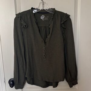 Anthropologie Pilcro top SZ XS